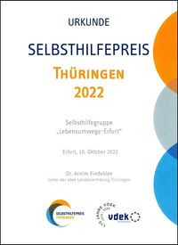 Thüringer Selbsthilfepreis 2022